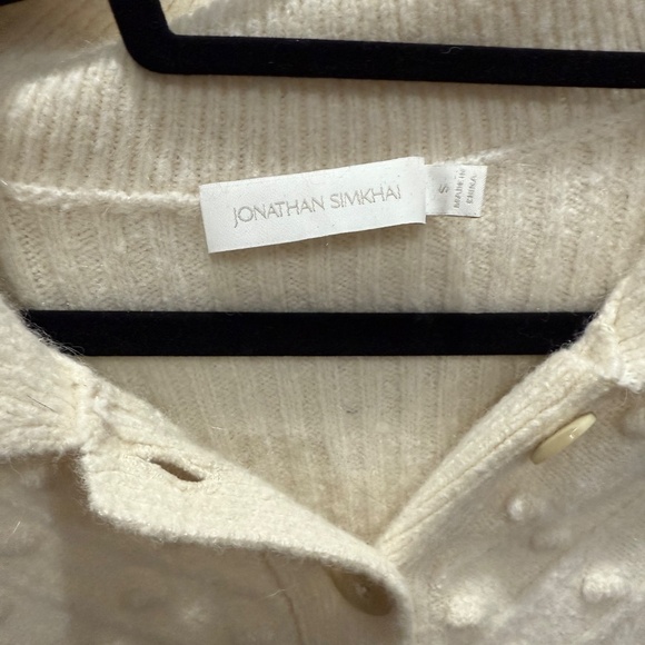 Jonathan Simkhai Jasmine Cropped Sweater cream - Picture 3 of 5